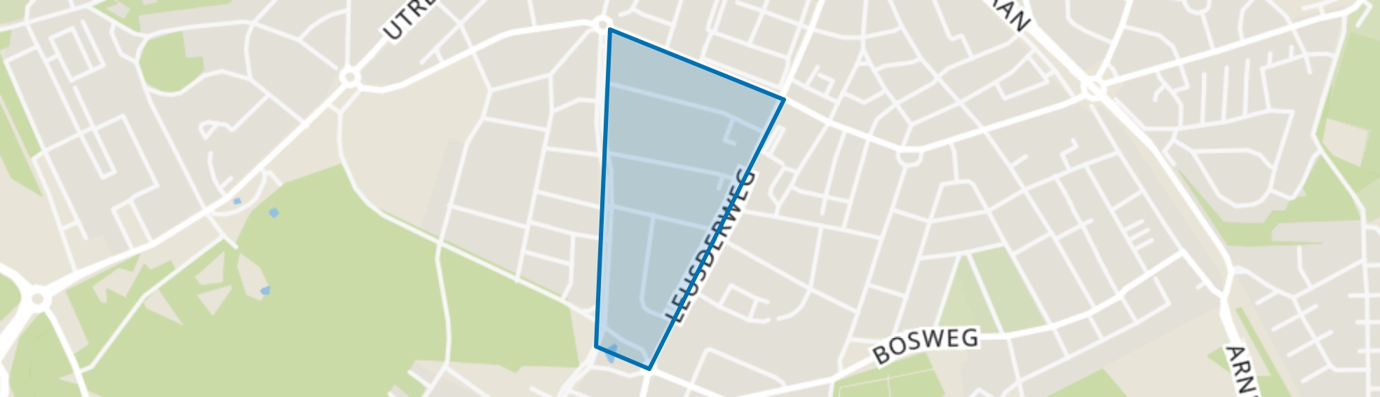 Verhoevenstraat, Amersfoort map