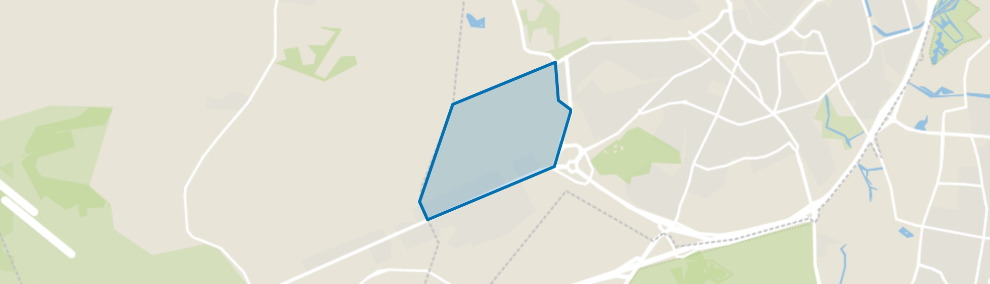 Vlasakkers, Amersfoort map