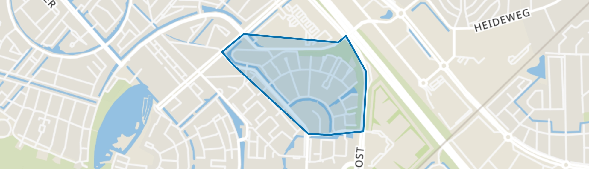 Vlinderbuurt, Amersfoort map