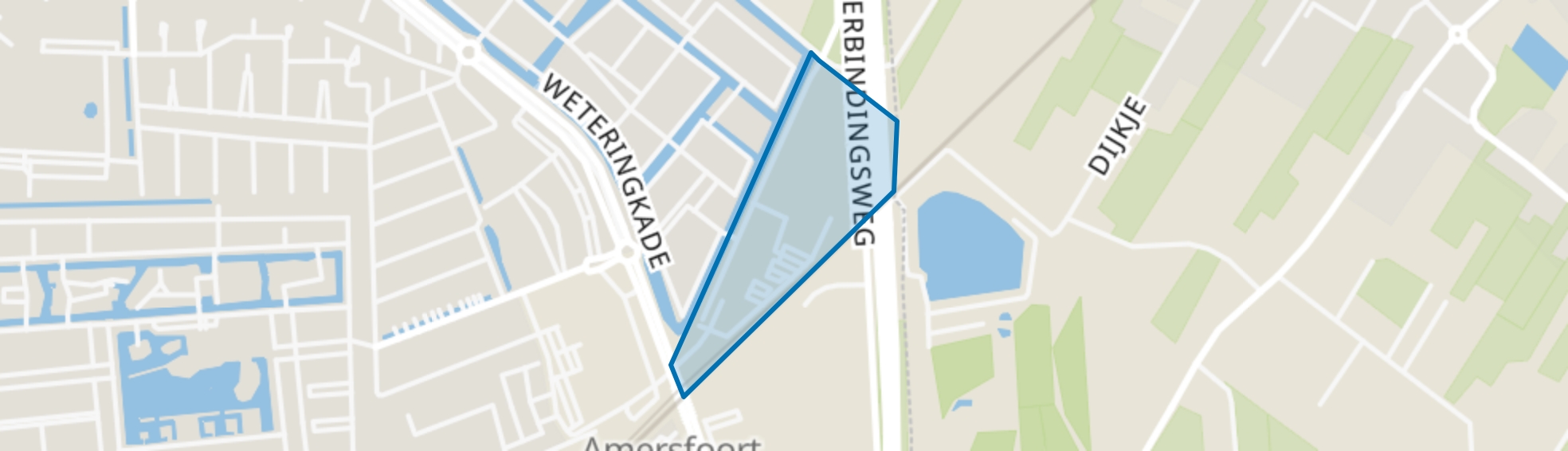 Waddeneilandenbuurt, Amersfoort map