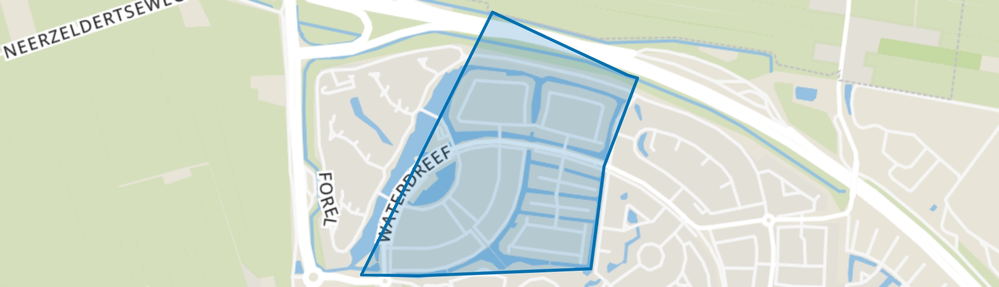 Waterkwartier, Amersfoort map