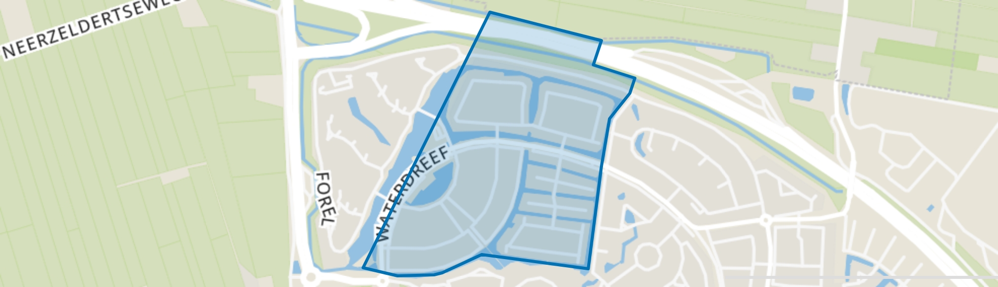 Waterkwartier, Amersfoort map