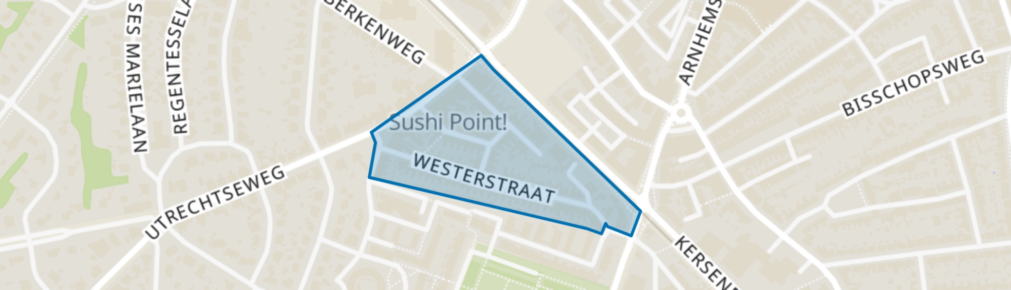 Westerstraat e.o., Amersfoort map