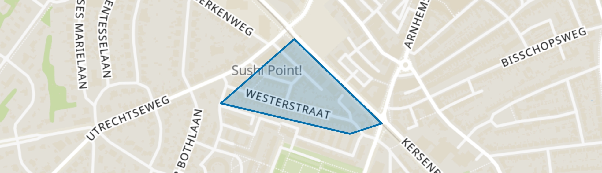 Westerstraat, Amersfoort map
