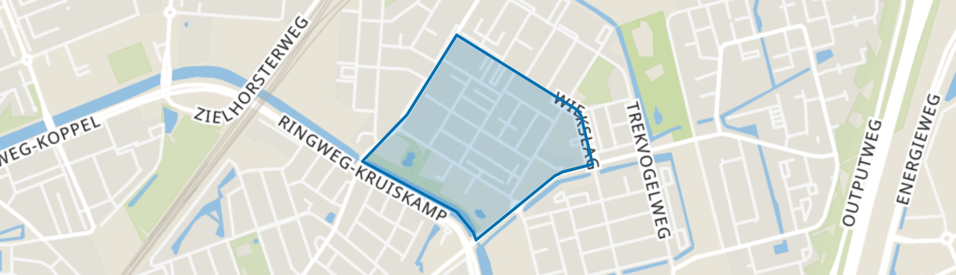 Zangvogelbuurt, Amersfoort map