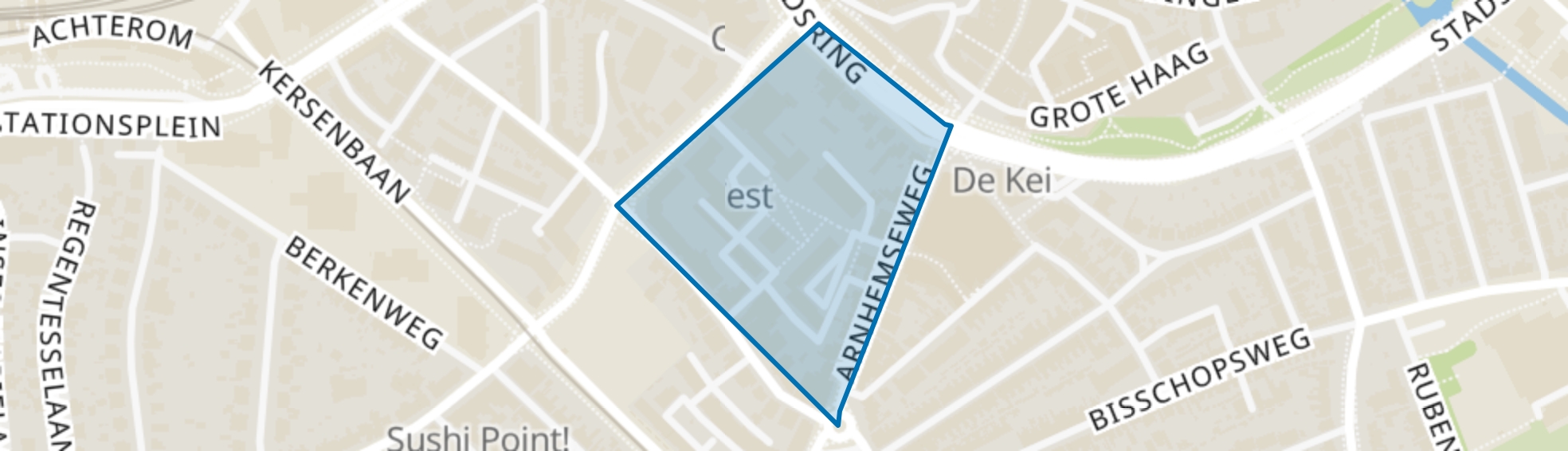 Zonnehof, Amersfoort map