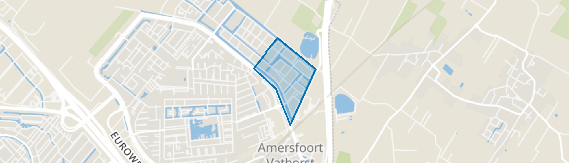 Zuiderzeestedenbuurt-Oost, Amersfoort map