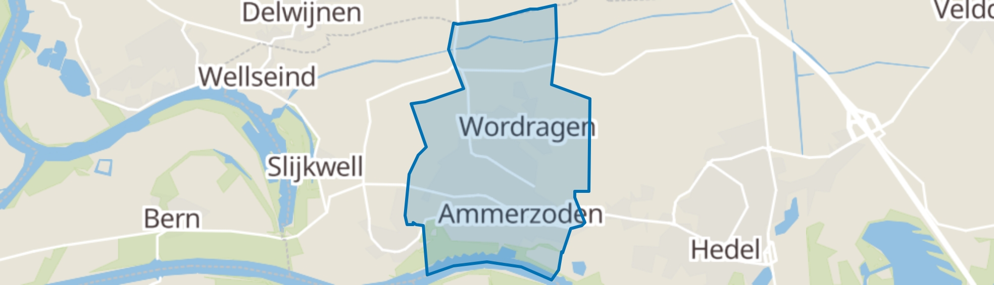 Ammerzoden map