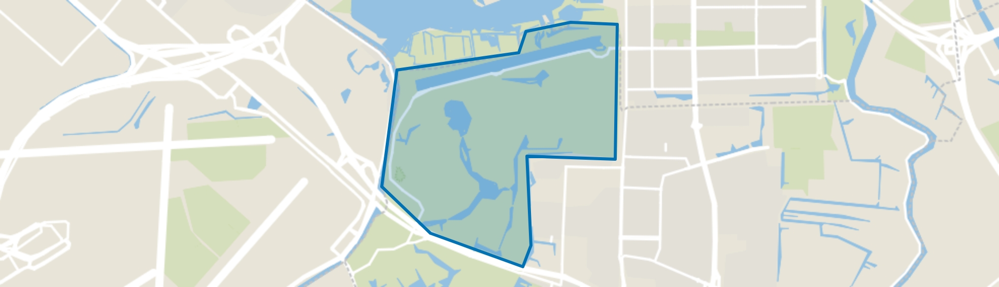 Amsterdamse Bos Noord, Amstelveen map