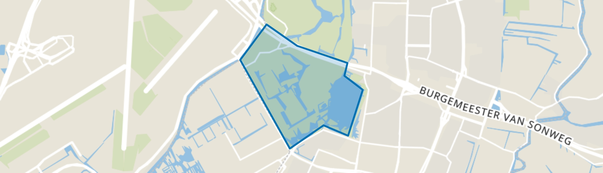 Amsterdamse Bos Zuid, Amstelveen map