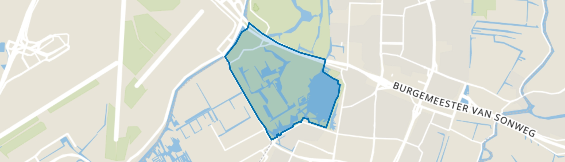 Amsterdamse Bos Zuid, Amstelveen map