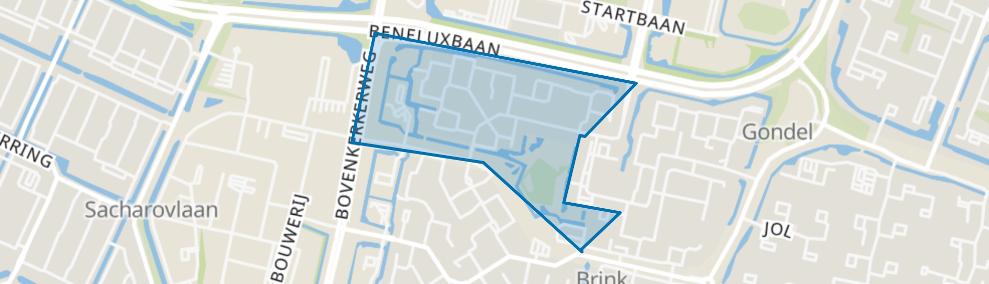 Beroepenbuurt, Amstelveen map