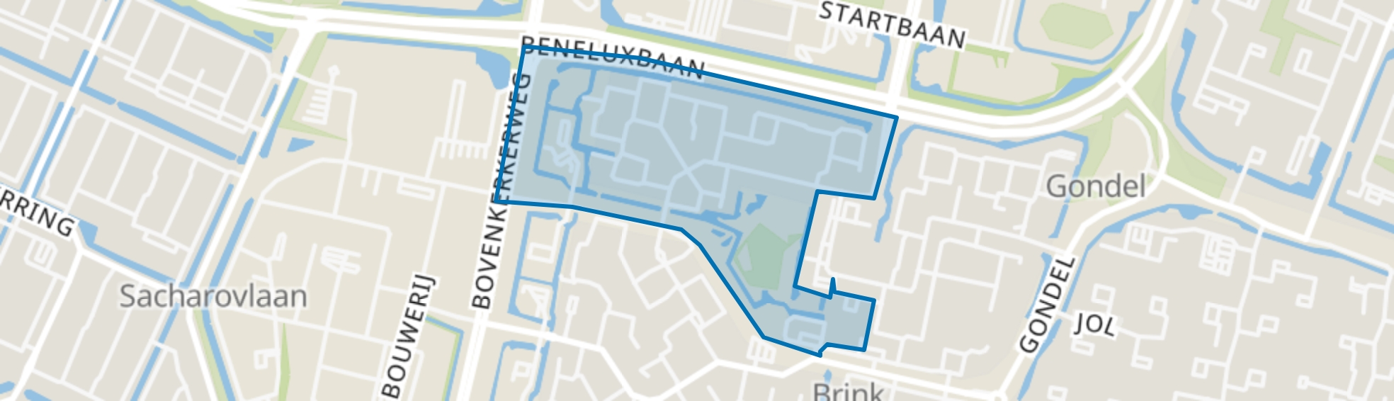 Beroepenbuurt, Amstelveen map