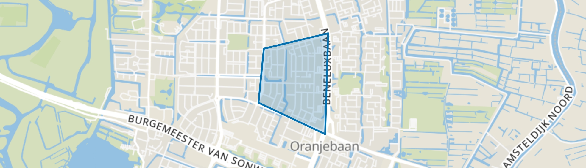 Elsrijk Oost, Amstelveen map