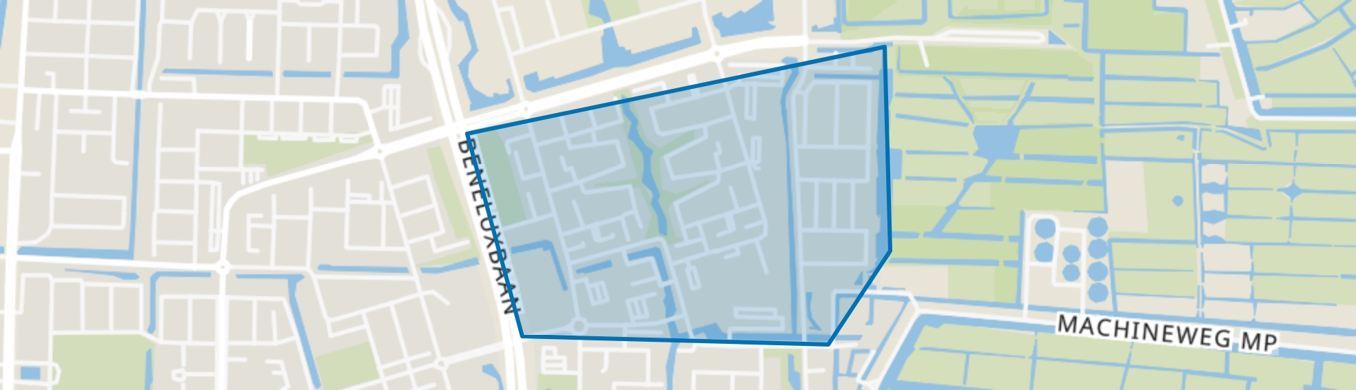 Heldenbuurt, Amstelveen map