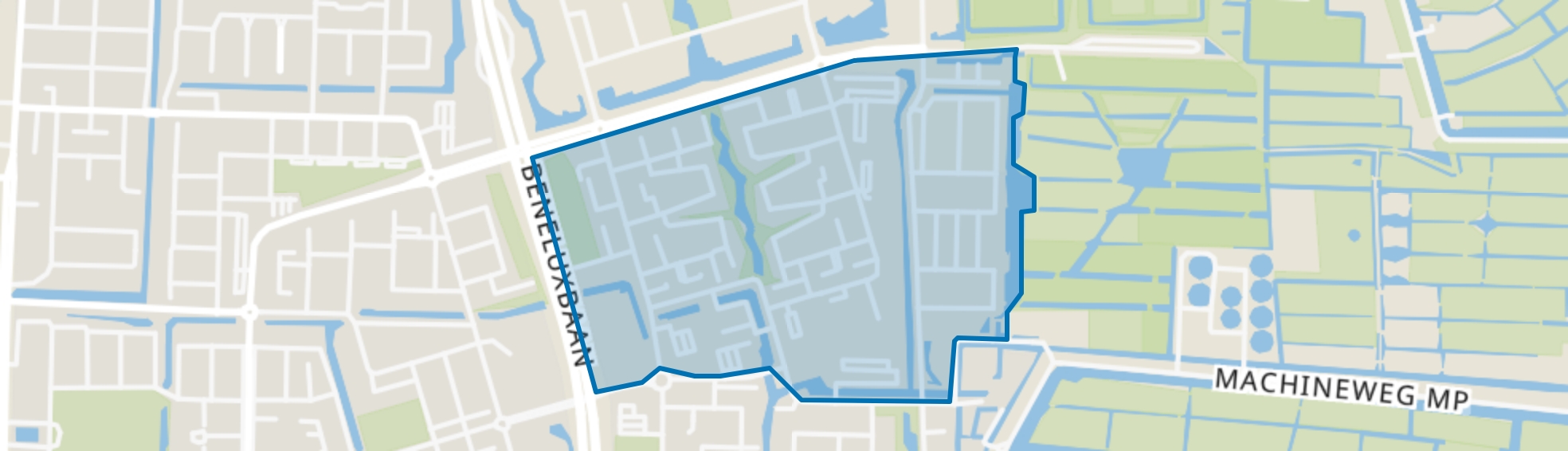 Heldenbuurt, Amstelveen map