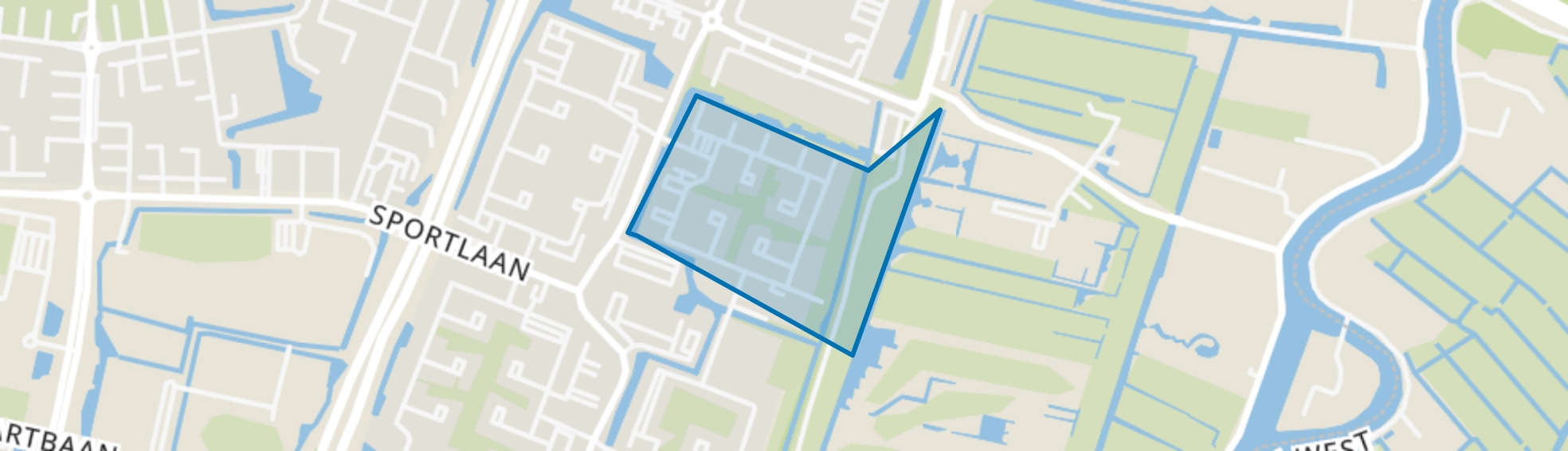 In de Wolkenbuurt, Amstelveen map