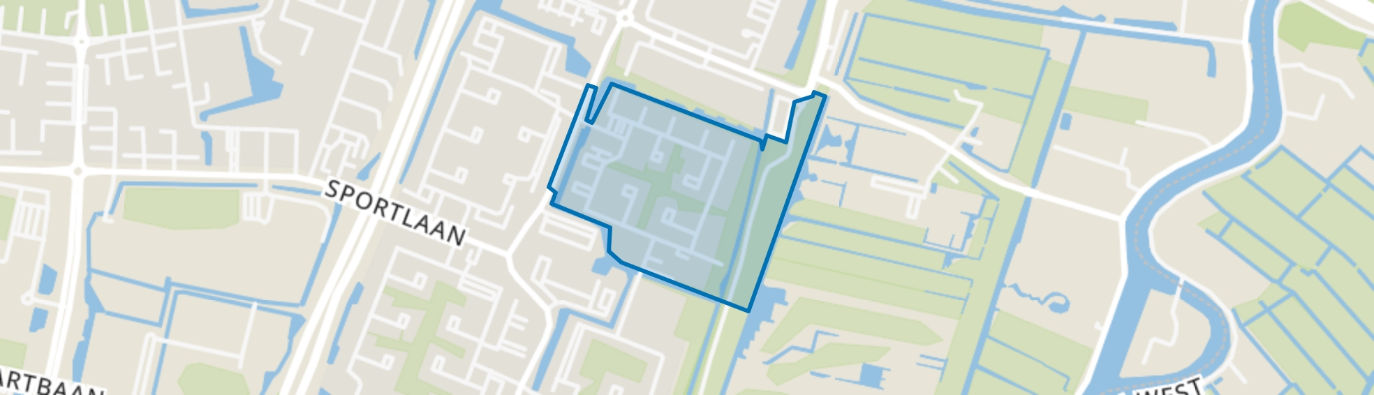 In de Wolkenbuurt, Amstelveen map