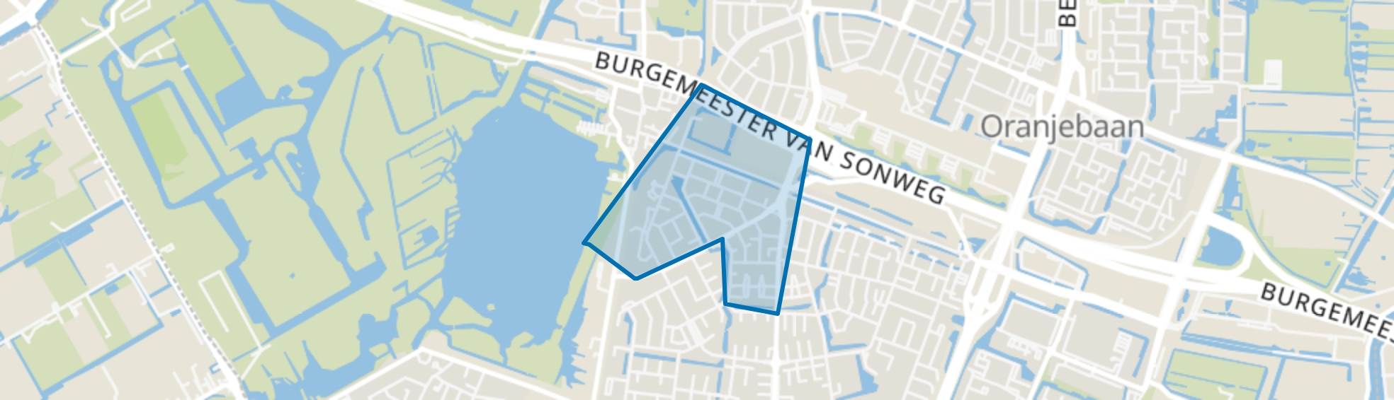 Kastanjebuurt, Amstelveen map