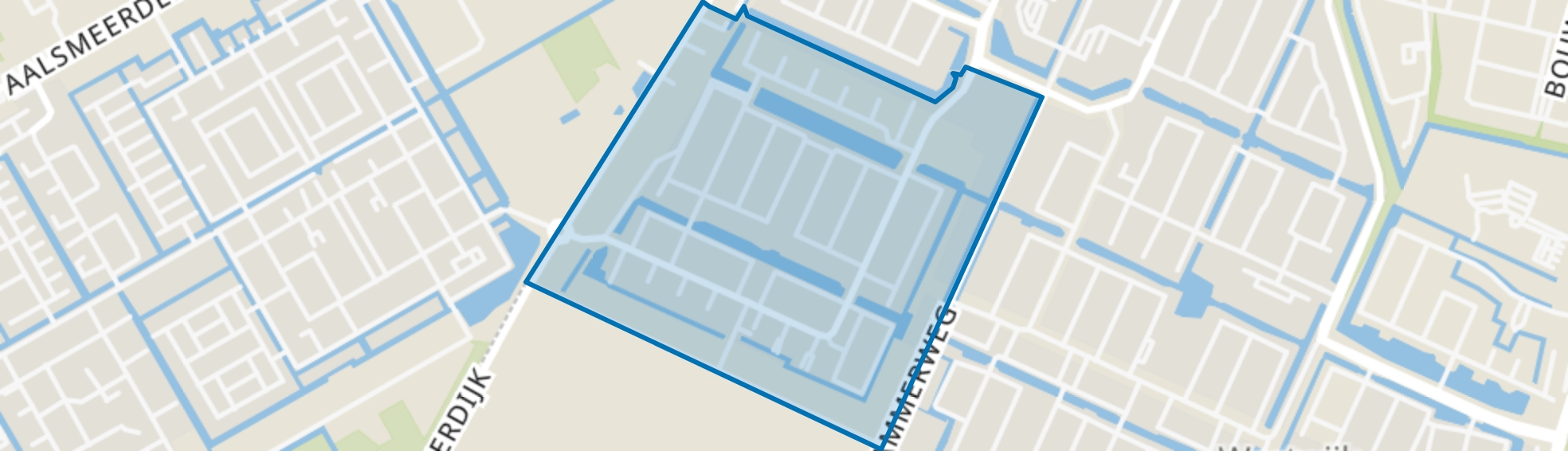 Kastelenbuurt, Amstelveen map