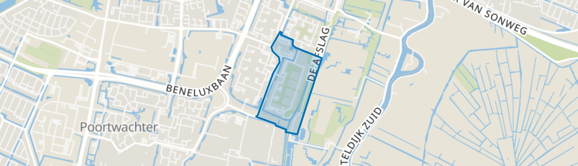 Kringloopbuurt, Amstelveen map