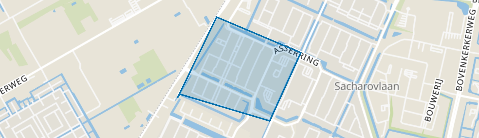 Landschappenbuurt, Amstelveen map