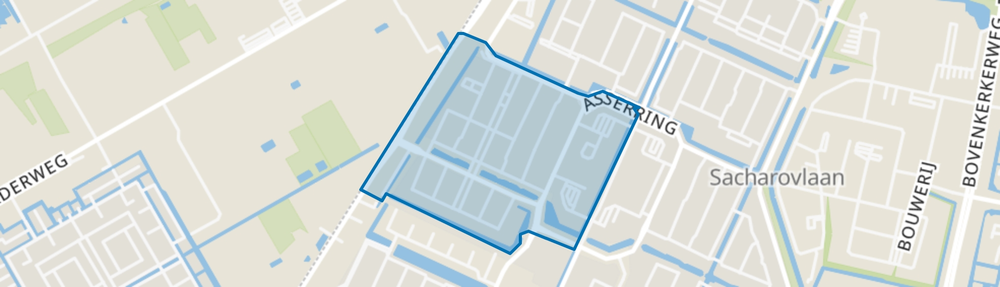 Landschappenbuurt, Amstelveen map