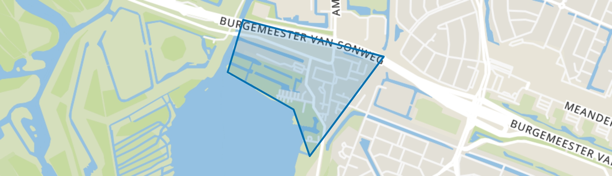 Oude Dorp, Amstelveen map