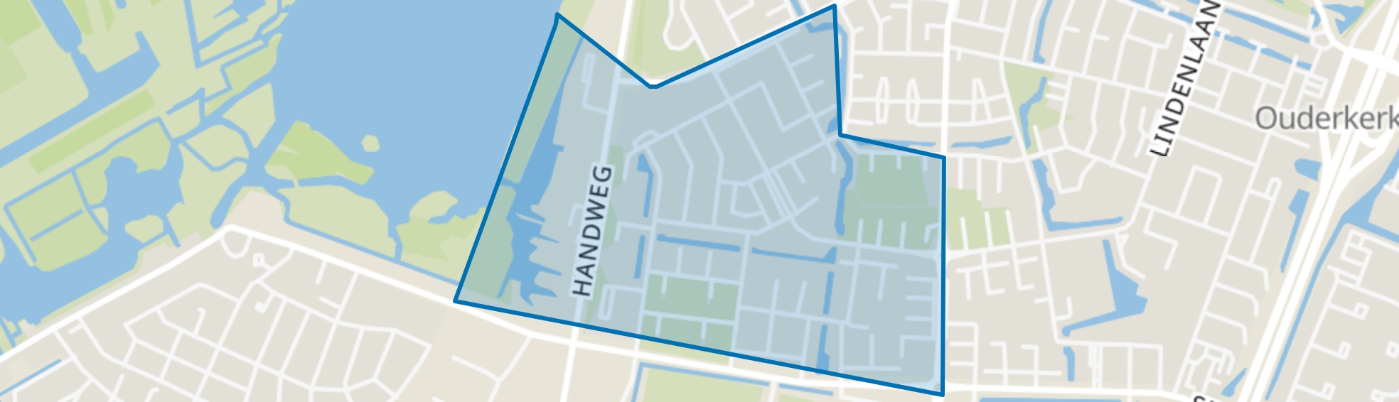 Populierenbuurt, Amstelveen map