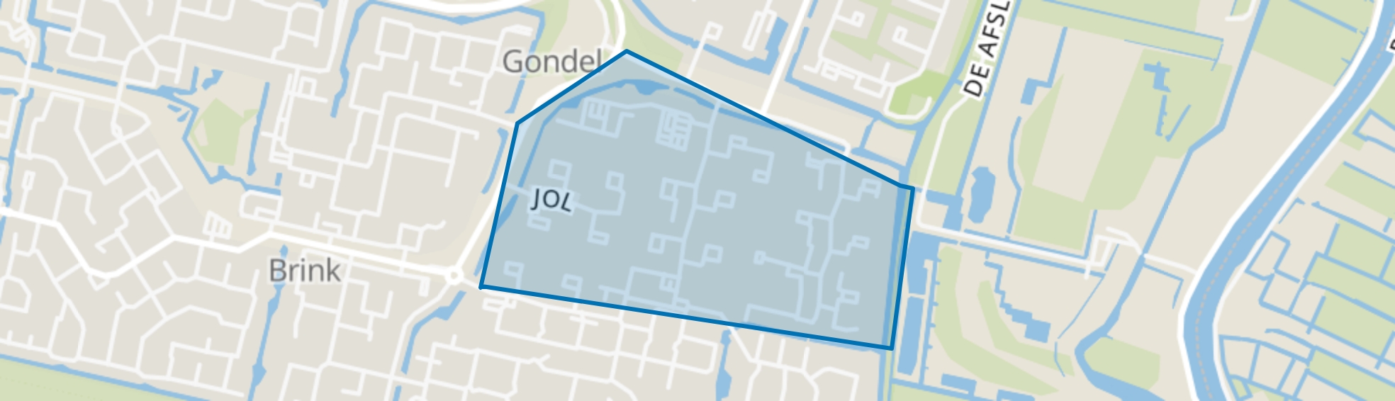 Punterbuurt, Amstelveen map