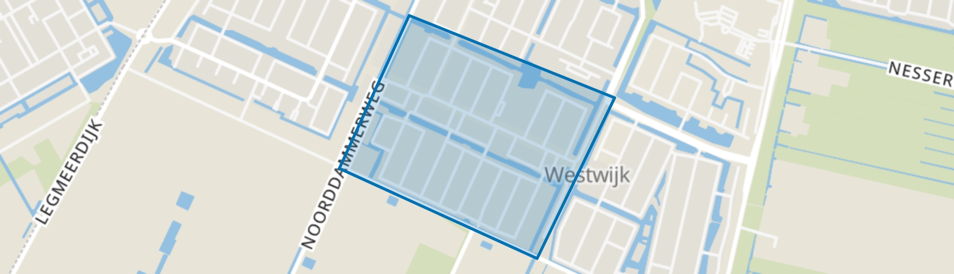 Schrijversbuurt, Amstelveen map