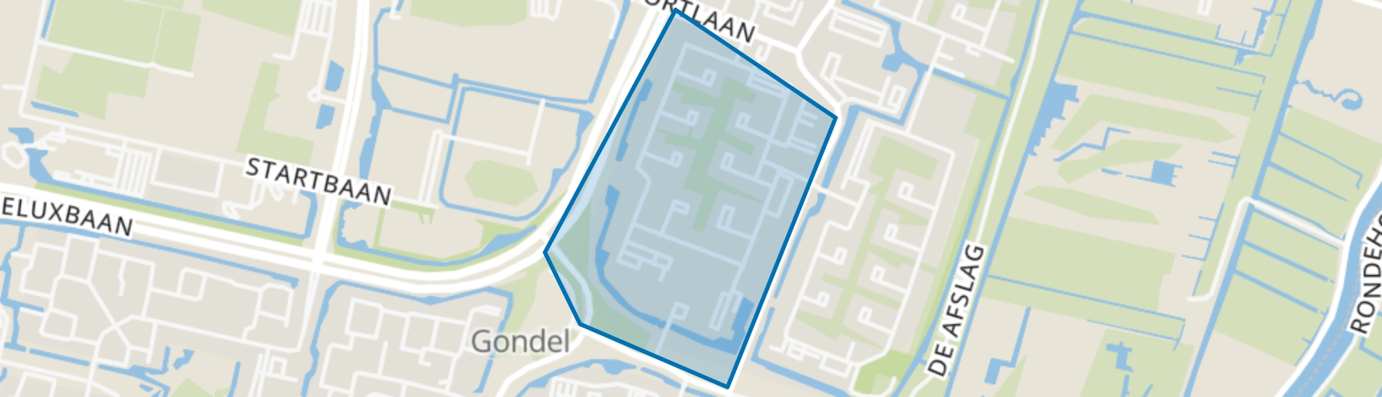 Watercirkelbuurt, Amstelveen map