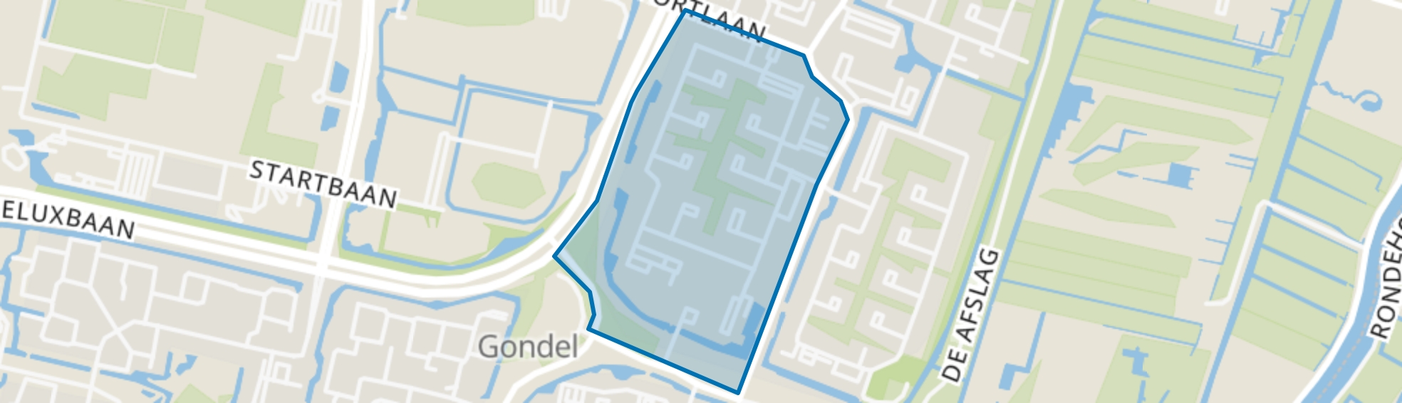 Watercirkelbuurt, Amstelveen map