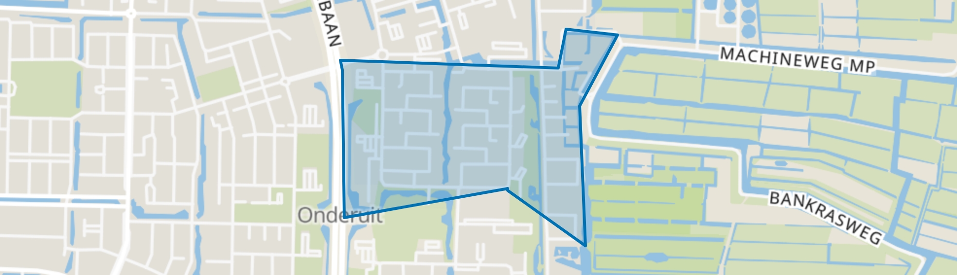 Zeestratenbuurt, Amstelveen map