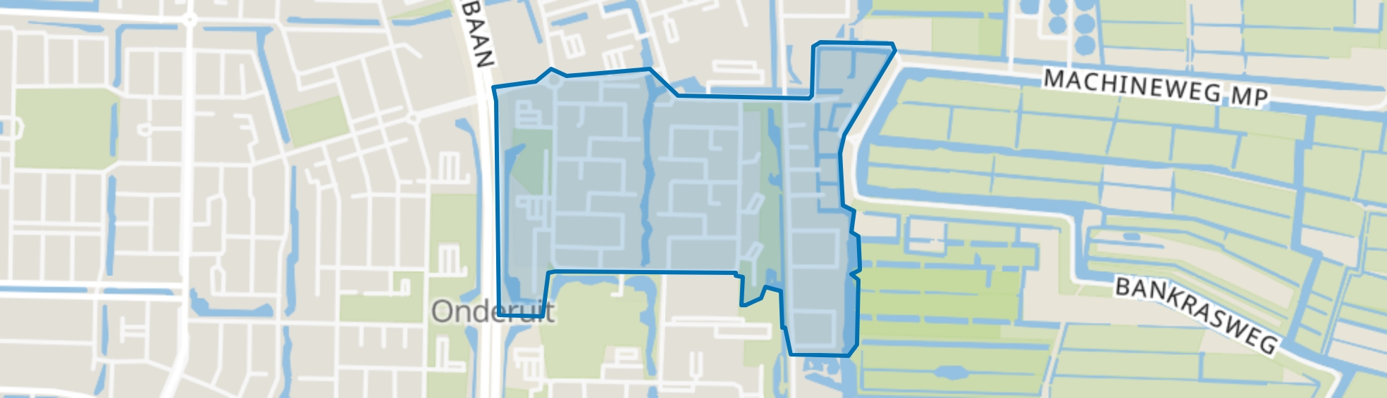 Zeestratenbuurt, Amstelveen map