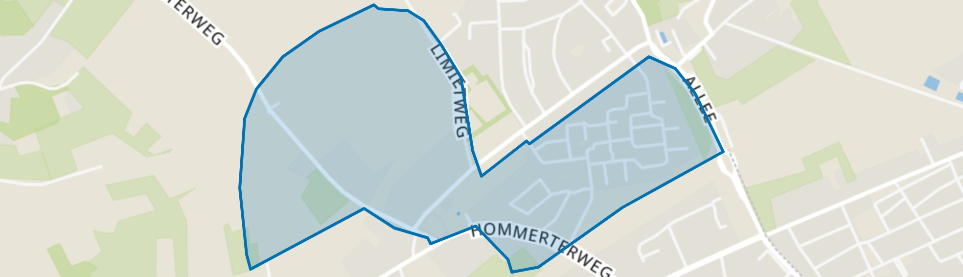 Hommert (gedeeltelijk), Amstenrade map