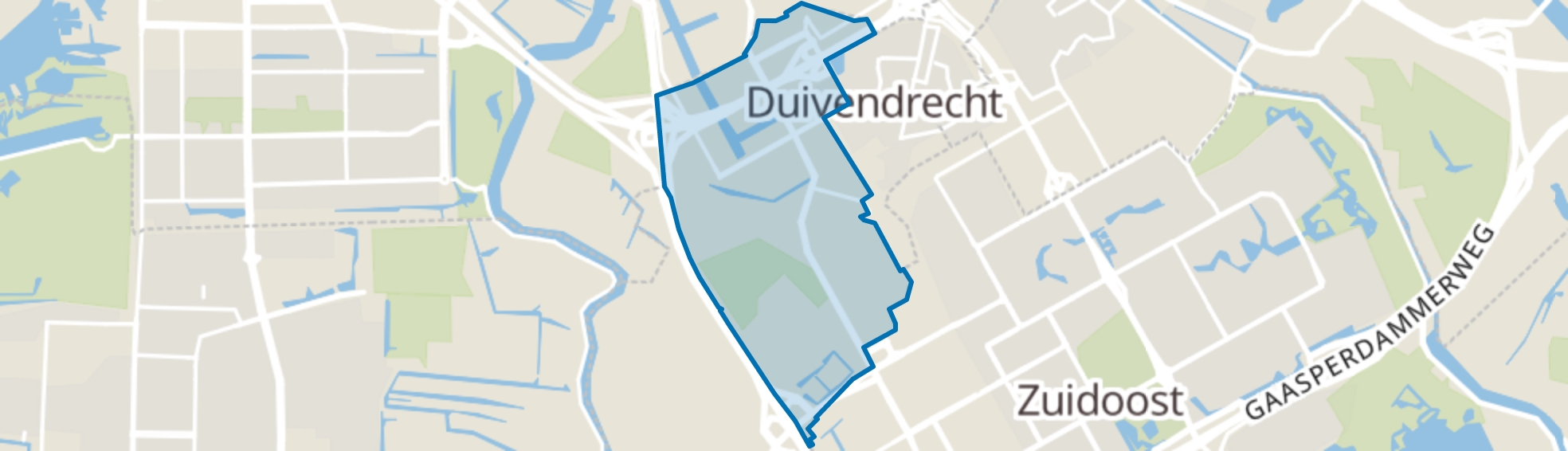 Amsterdam-Duivendrecht map