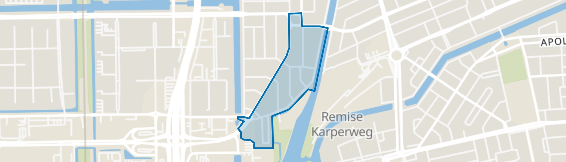 Aalsmeerwegbuurt-Oost, Amsterdam map