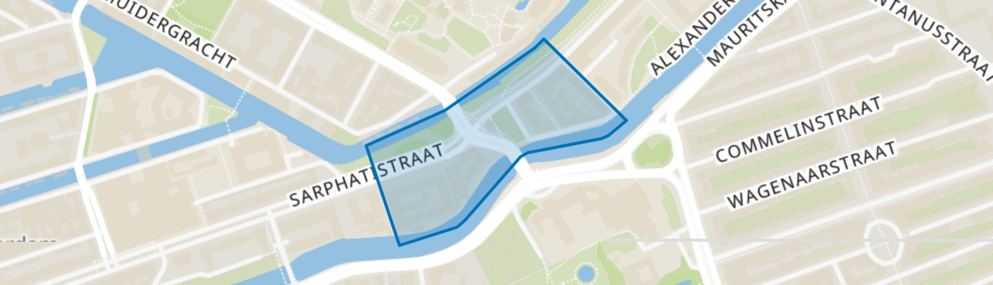 Alexanderplein e.o., Amsterdam map