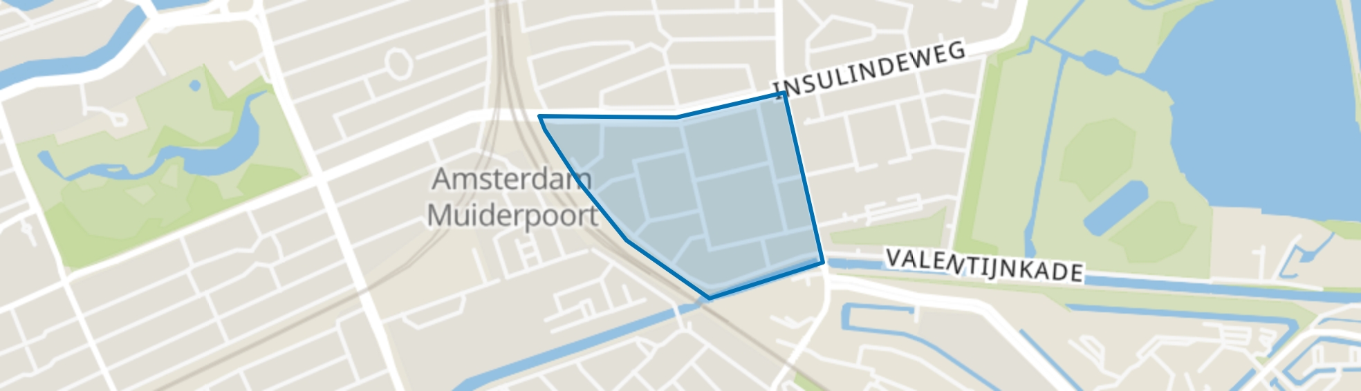 Ambonpleinbuurt, Amsterdam map