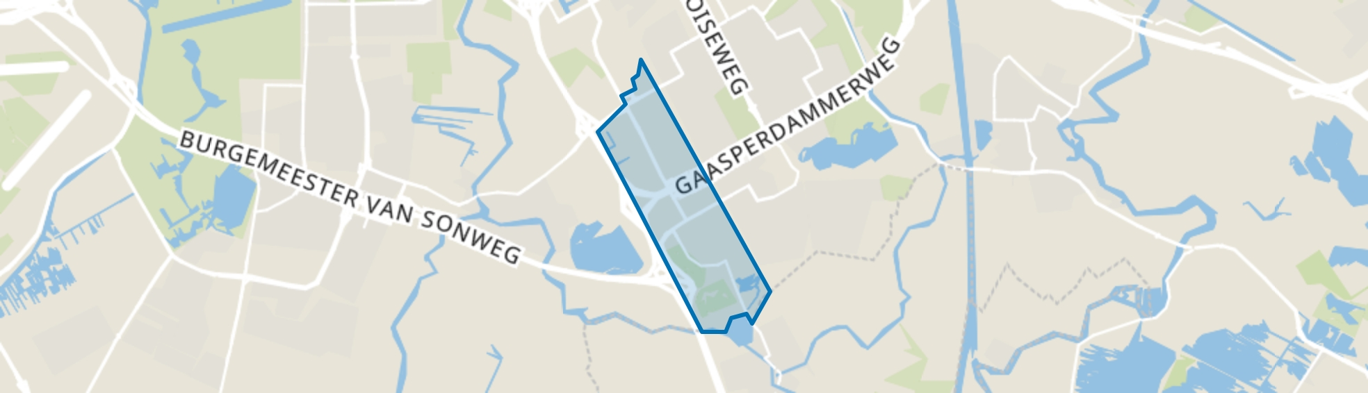 Amstel III/Bullewijk, Amsterdam map