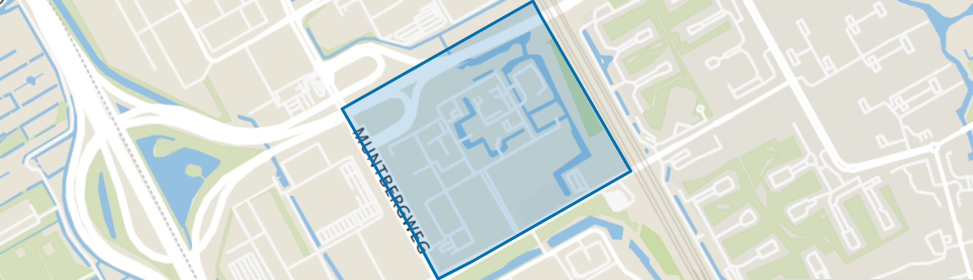 Amstel III deel A/B-Zuid, Amsterdam map