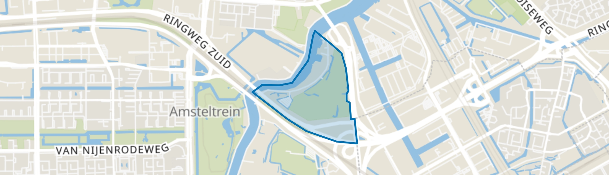 Amstelglorie, Amsterdam map