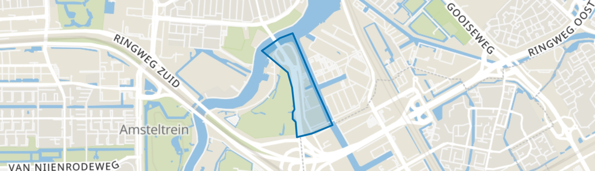 Amstelkwartier-West, Amsterdam map