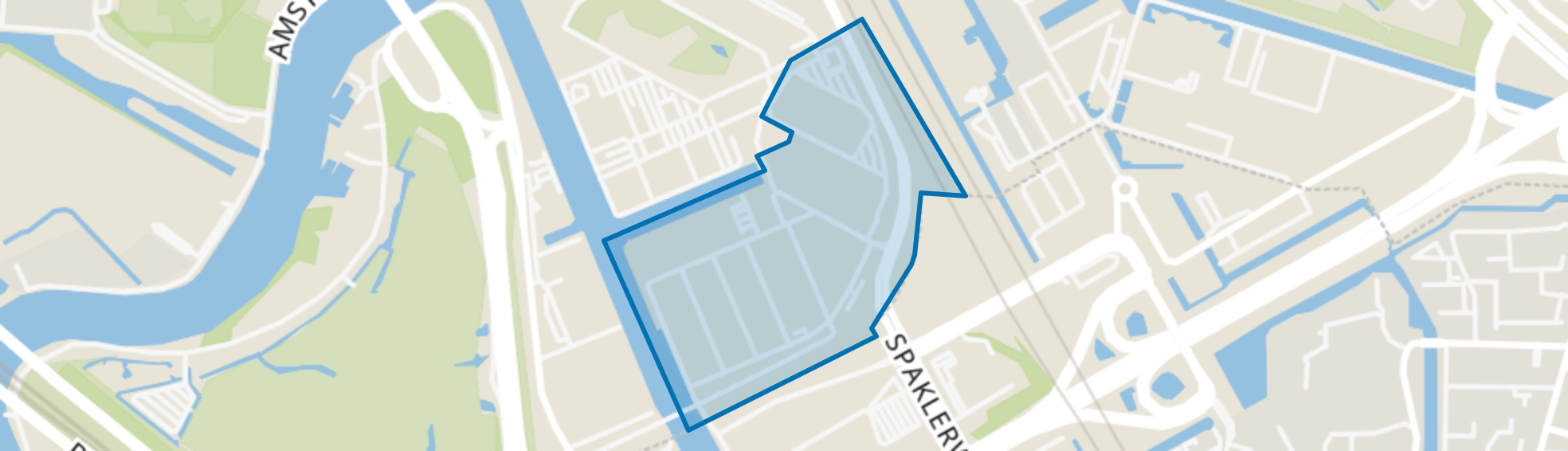 Amstelkwartier-Zuid, Amsterdam map