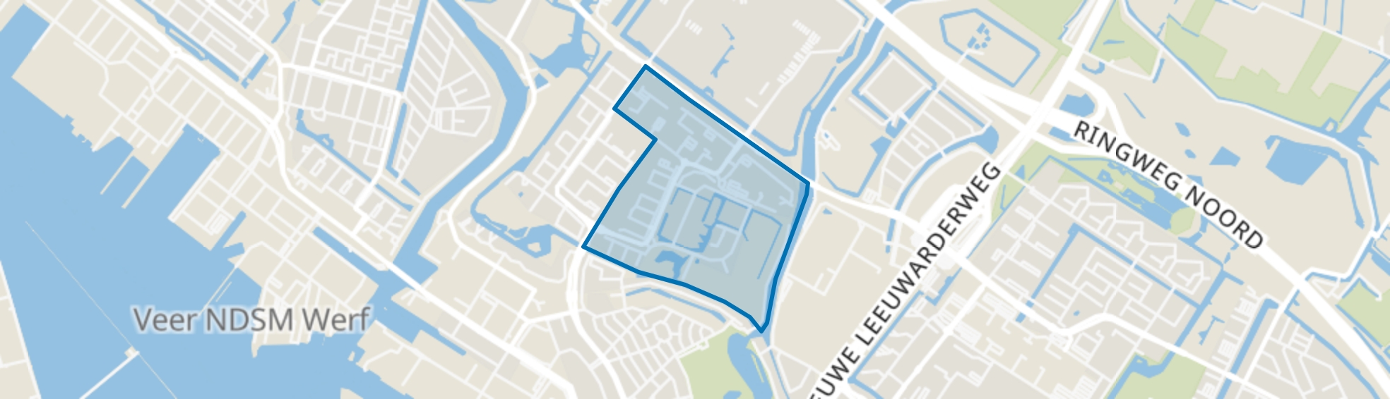 Banne-Zuidoost, Amsterdam map