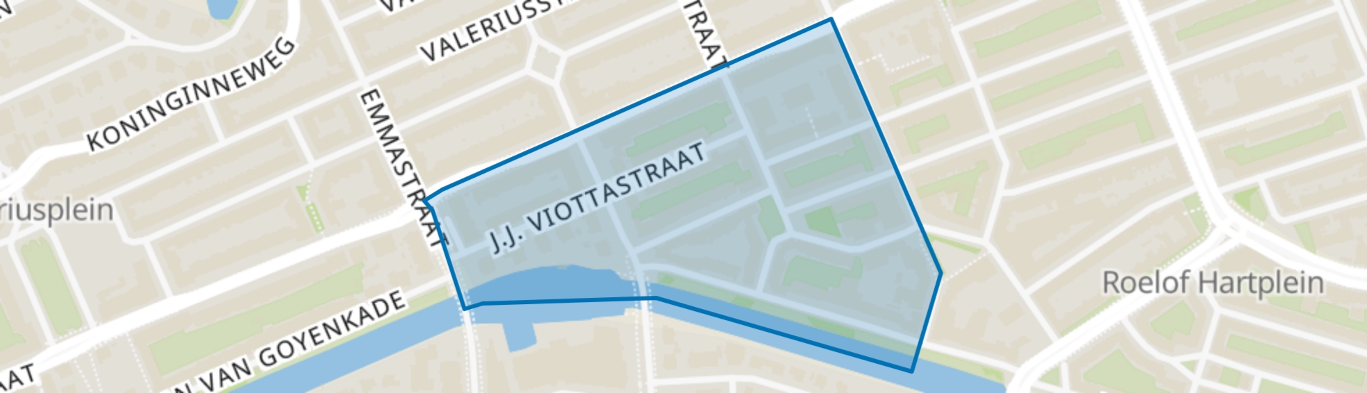 Banpleinbuurt, Amsterdam map