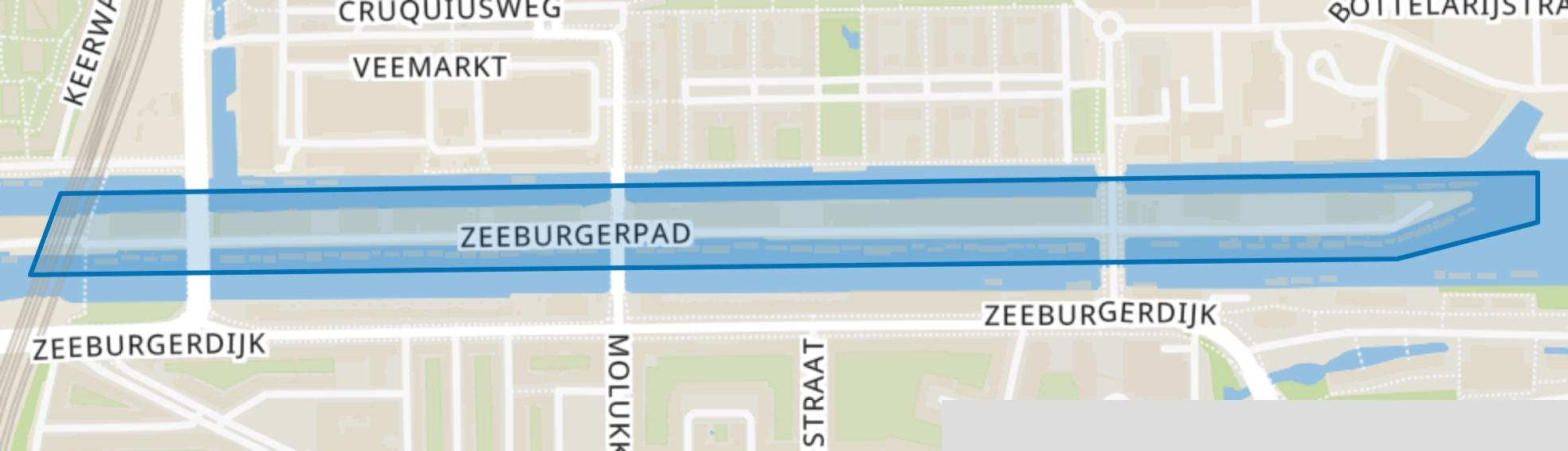 Bedrijvengebied Zeeburgerkade, Amsterdam map