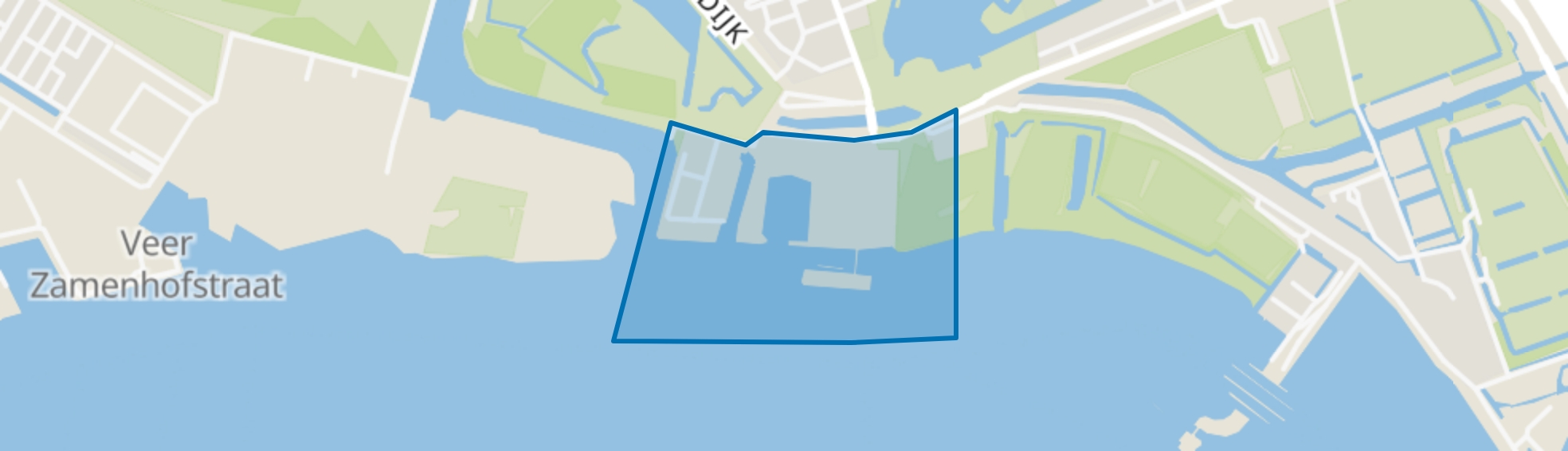 Bedrijventerrein Nieuwendammerdijk, Amsterdam map