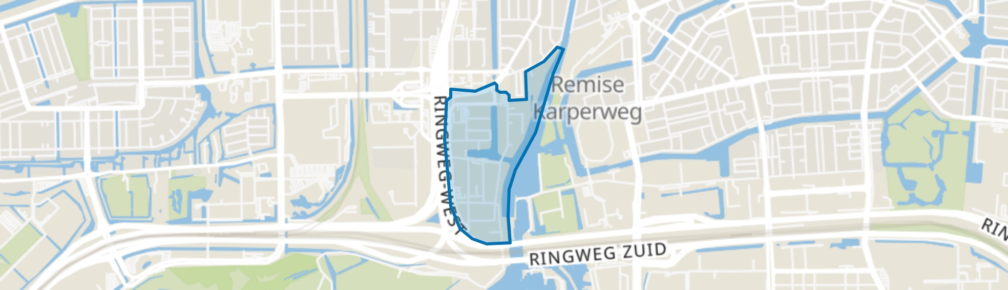 Bedrijventerrein Schinkel, Amsterdam map
